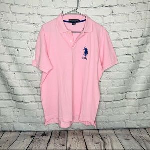 🆕 U.S. Polo Assn. Men's Short-Sleeve Polo Shirt (Large)
